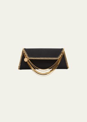 Chain Pouch Satin Clutch Bag