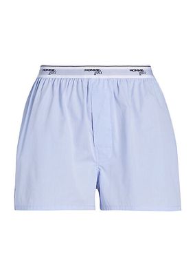 Chambray Blue Boxer Shorts