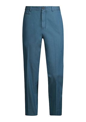 Chambray Tapered Dress Trousers