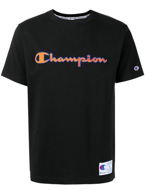 Champion embroidered logo T-shirt - Black