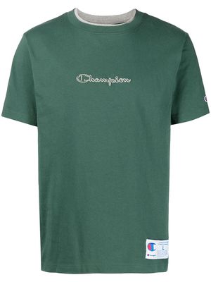 Champion embroidered-logo T-shirt - Green