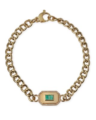 Champion Emerald Link Bracelet