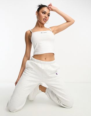 Champion Everyday cropped cami top in white