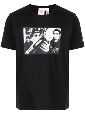 Champion graphic-print short-sleeved T-shirt - Black