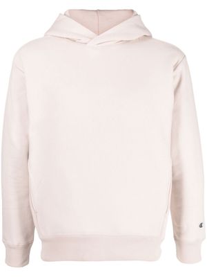 Champion logo-patch hoodie - Pink