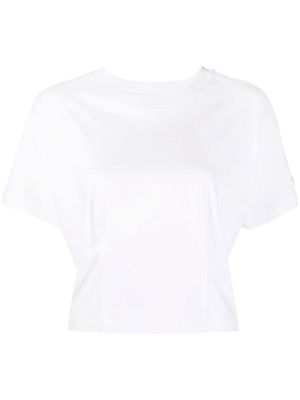 Champion logo-patch organic-cotton T-Shirt - White