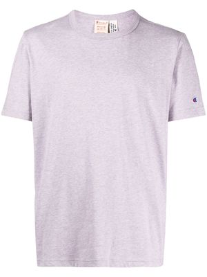 Champion logo-patch short-sleeve T-shirt - Purple