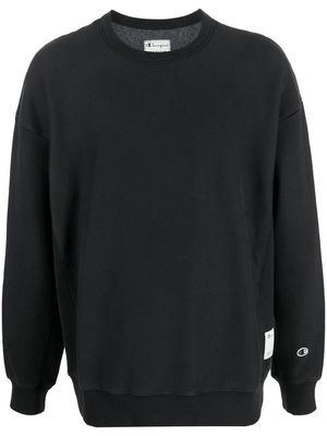 Champion logo-patch sweatshirt - Black