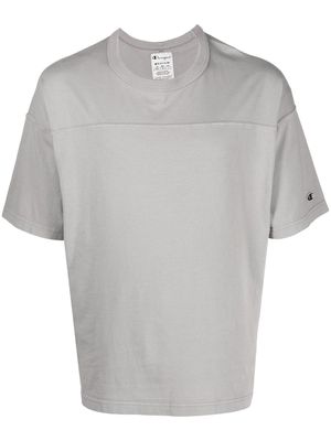 Champion logo-patch T-shirt - Grey