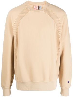 Champion panelled cotton-blend sweatshirt - Yellow