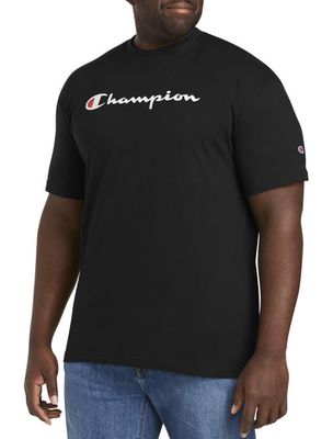 Champion Script T-Shirt in Black 