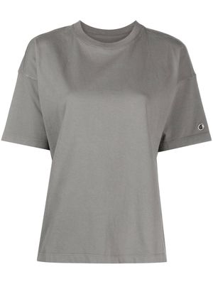 Champion sleeve-logo plain T-shirt - Grey
