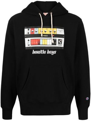 Champion x Beastie Boys graphic-print hoodie - Black
