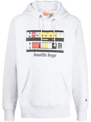 Champion x Beastie Boys graphic-print hoodie - Grey