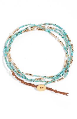 Chan Luu Naked Wrap Bracelet in Turquoise