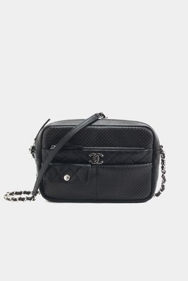Chanel CC Matelassé Perforated Crossbody Bag in