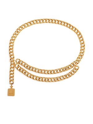 CHANEL Pre-Owned 1980s Perfume Bottle chain belt - Gold