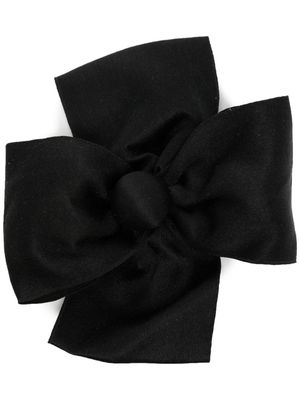 CHANEL Pre-Owned 1990s bow hair clip - Black