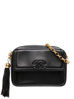 Chanel Pre-Owned 1992 CC tassel-detail crossbody bag - Black