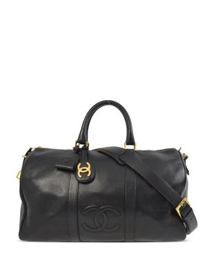 CHANEL Pre-Owned 1995 CC two-way duffle bag - Black