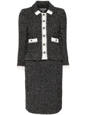 CHANEL Pre-Owned 1996 single-breasted skirt suit - Black