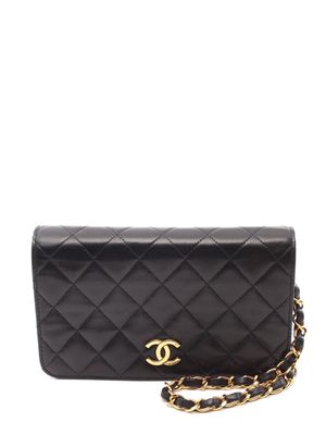CHANEL Pre-Owned 1997-1999 mini diamond quilted clutch bag - Black