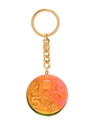 CHANEL Pre-Owned 1997 icons key holder - Gold