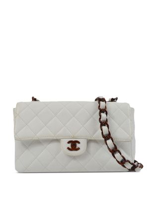 CHANEL Pre-Owned 1998 medium Classic Flap shoulder bag - White