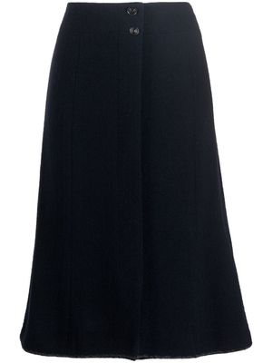 Chanel Pre-Owned 1999 A-line knee-length skirt - Blue