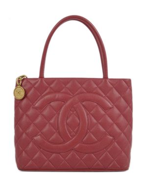 CHANEL Pre-Owned 2000 Medallion tote bag - Red
