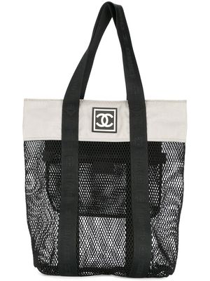 CHANEL Pre-Owned 2003-2004 CC Sports Line tote bag - Black
