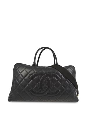 CHANEL Pre-Owned 2003 50 two-way bowling bag - Black