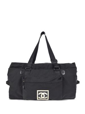 CHANEL Pre-Owned 2003 Sports Line duffle gym bag - Black