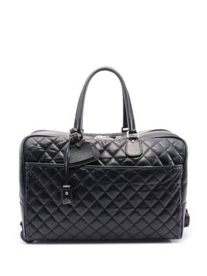CHANEL Pre-Owned 2005-2006 Paris New York carry-on suitcase - Black