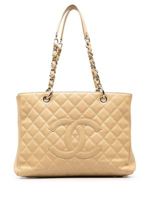 CHANEL Pre-Owned 2008-2009 Grand Shopping tote bag - Neutrals