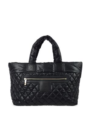 CHANEL Pre-Owned 2014 Cocoon quilted tote bag - Black