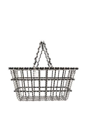 Chanel Pre-Owned 2014 XXL Shopping Basket bag - Silver