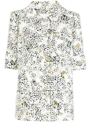 Chanel Pre-Owned autumn flower-print jacket - Neutrals