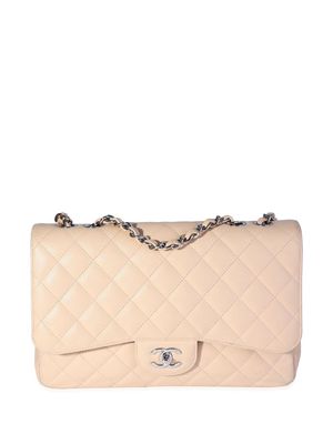 Chanel Pre-Owned Classic Flap Jumbo shoulder bag - Neutrals