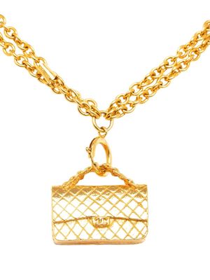 CHANEL Pre-Owned Classic Flap pendant necklace - Gold