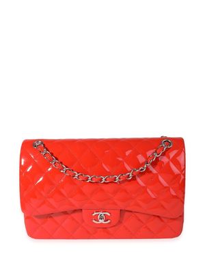 Chanel Pre-Owned Double Flap Jumbo shoulder bag - Red