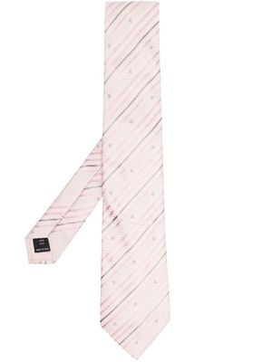 Chanel Pre-Owned Interlocking CC silk tie - Pink