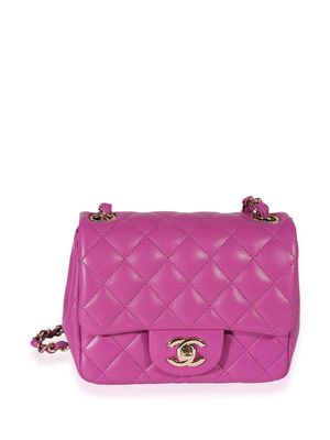 Chanel Pre-Owned mini Classic Flap shoulder bag - Purple