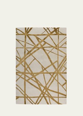 Channels Copper Hand-Knotted Rug, 8' x 10'