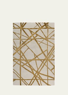 Channels Copper Hand-Knotted Rug, 9' x 12'