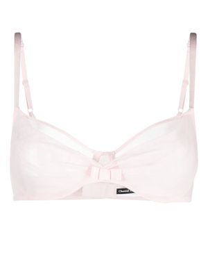 Chantal Thomass bow-detail underwired bra - Pink