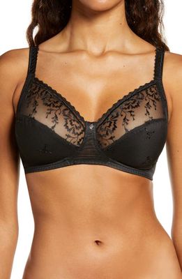 Chantelle Lingerie Every Curve Full Coverage Wireless Bra in Black