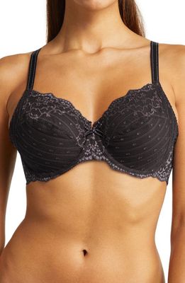 Chantelle Lingerie Rive Gauche Full Coverage Underwire Bra in Ink/Siamois-Vb/3Y