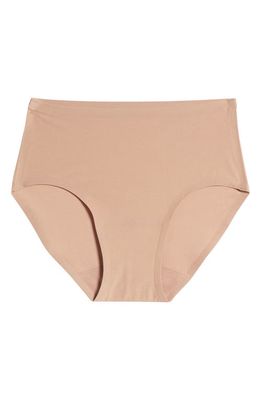 Chantelle Lingerie Soft Stretch Seamless Hipster Panties in Coffee Latte