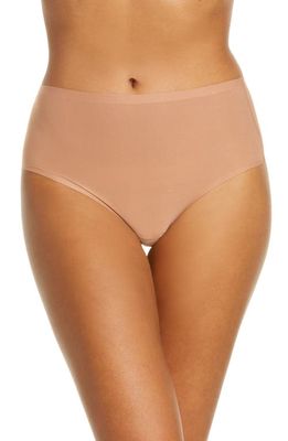 Chantelle Lingerie Soft Stretch Seamless Retro Thong in Mocha Mousse-Pc